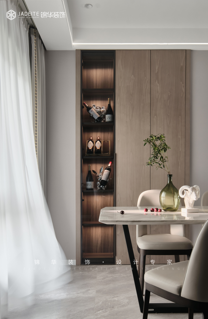 現代簡約-云棲玫瑰園 -大戶型-148㎡裝修-兩室一廳-現代簡約