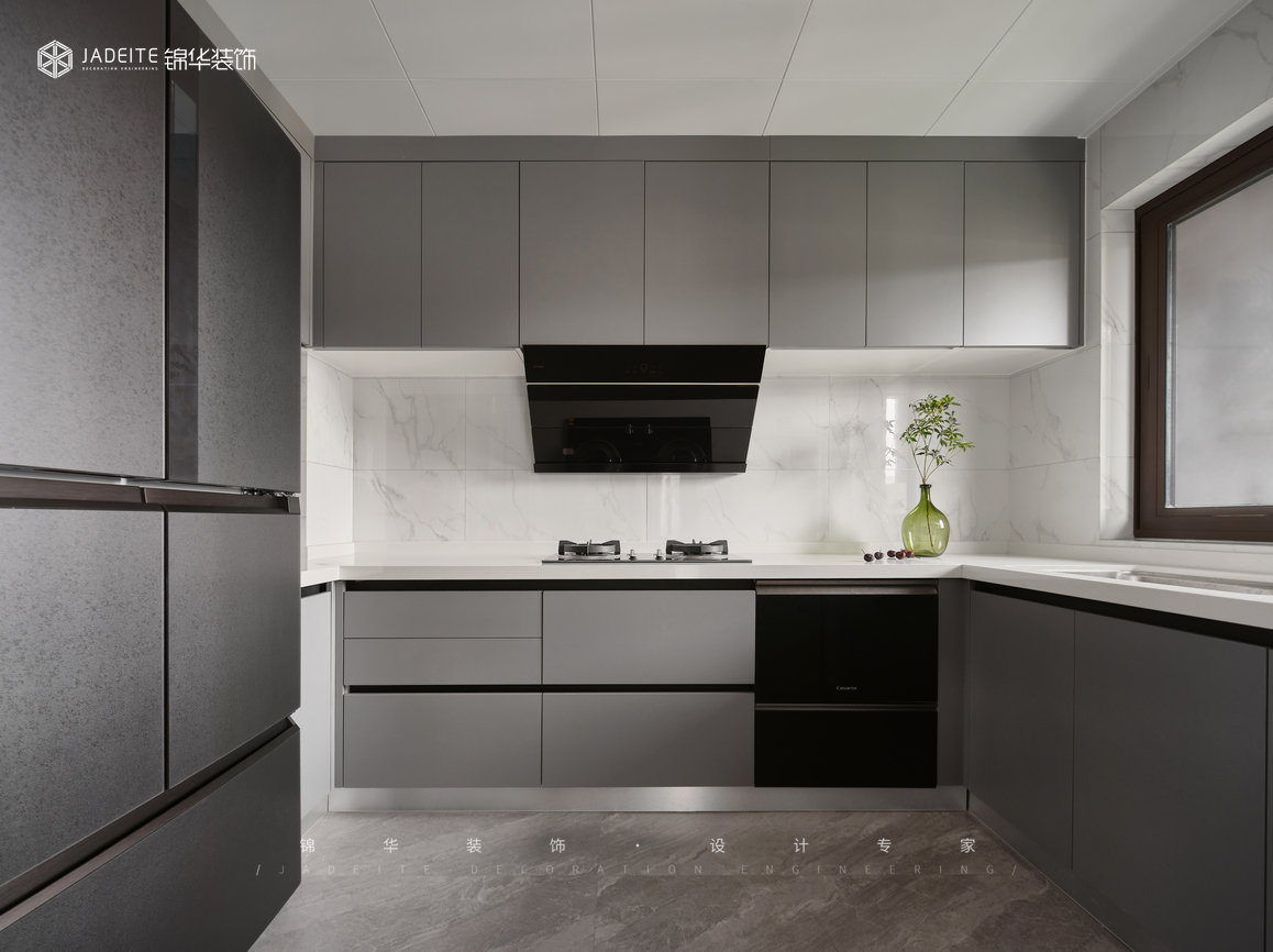 現代簡約-云棲玫瑰園 -大戶型-148㎡裝修-兩室一廳-現代簡約