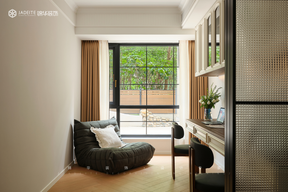 法式-萊蒙水榭春天-三室兩廳-125㎡裝修-三室兩廳-法式