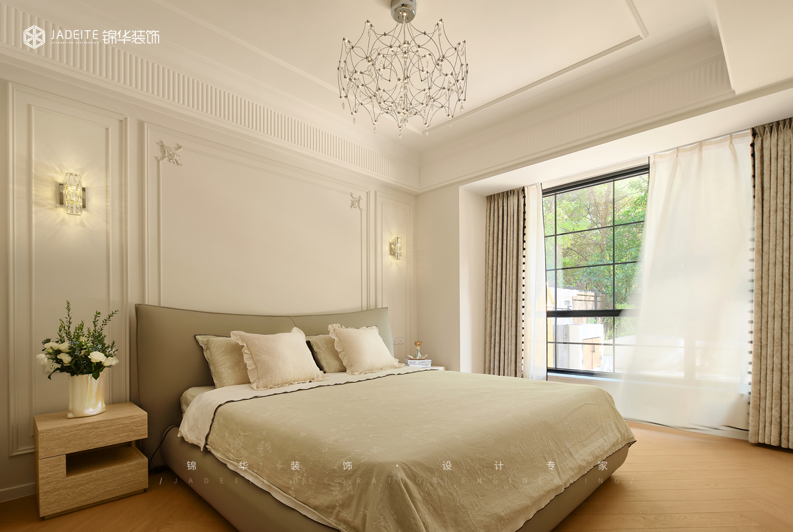 法式-萊蒙水榭春天-三室兩廳-125㎡裝修-三室兩廳-法式