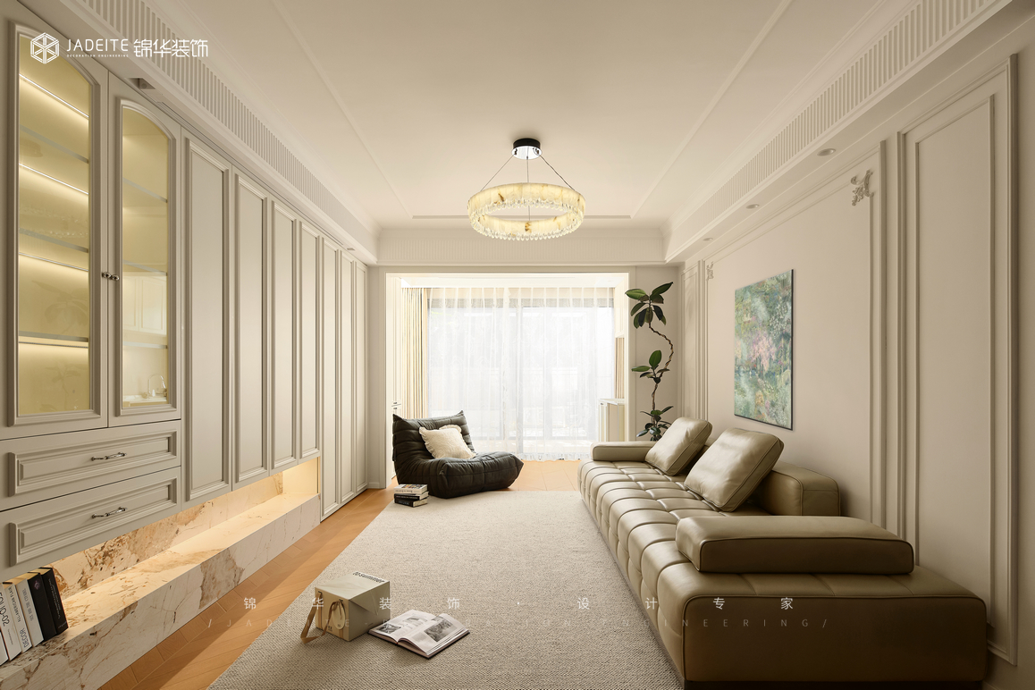 法式-萊蒙水榭春天-三室兩廳-125㎡裝修-三室兩廳-法式