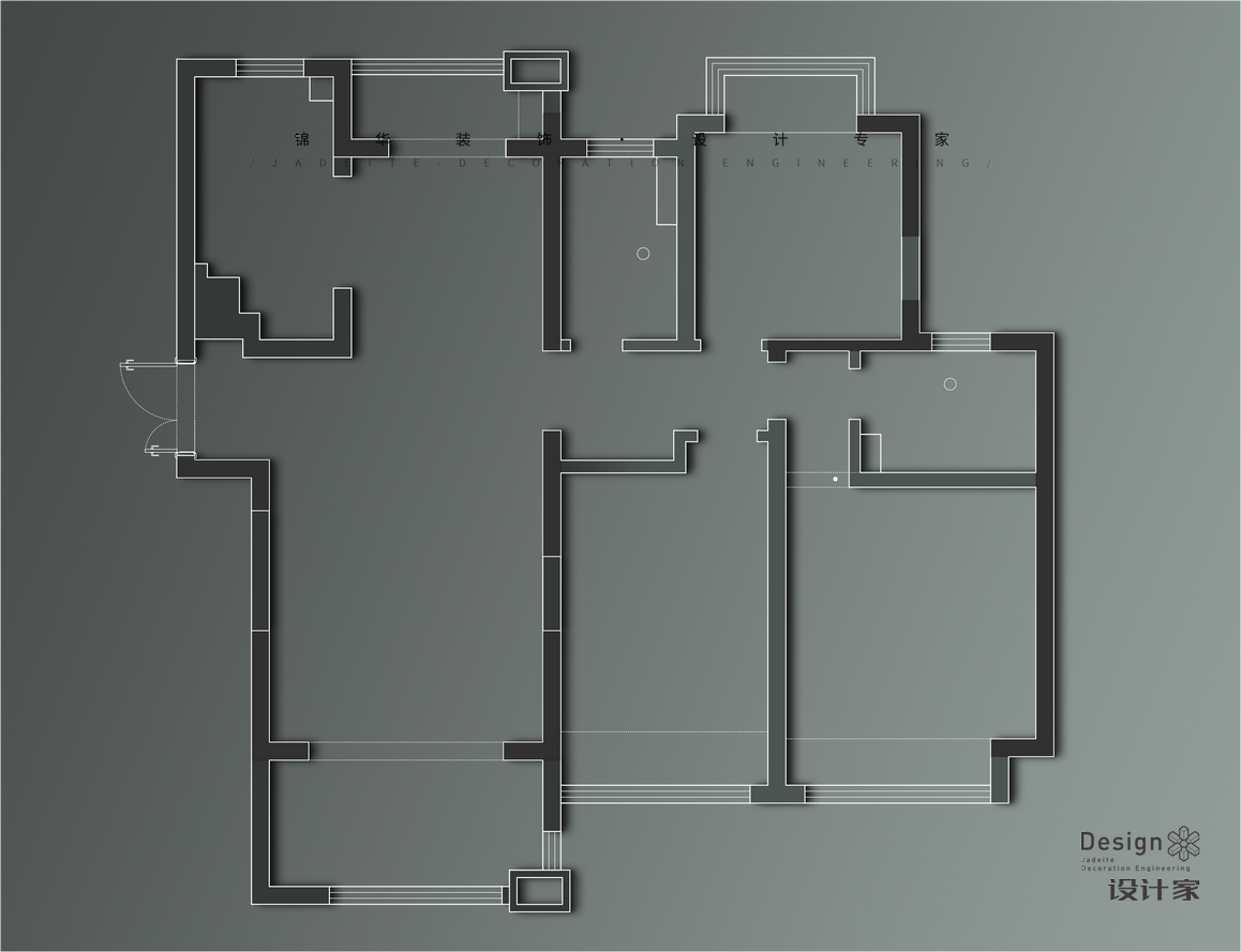 法式-萊蒙水榭春天-三室兩廳-125㎡裝修-三室兩廳-法式