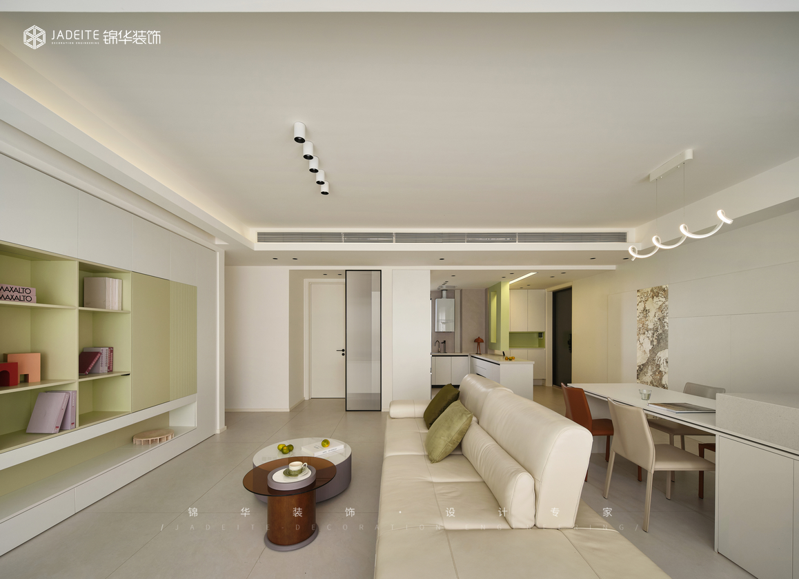 现代简约-荣锦瑞府-三室两厅-135㎡装修-三室两厅-现代简约