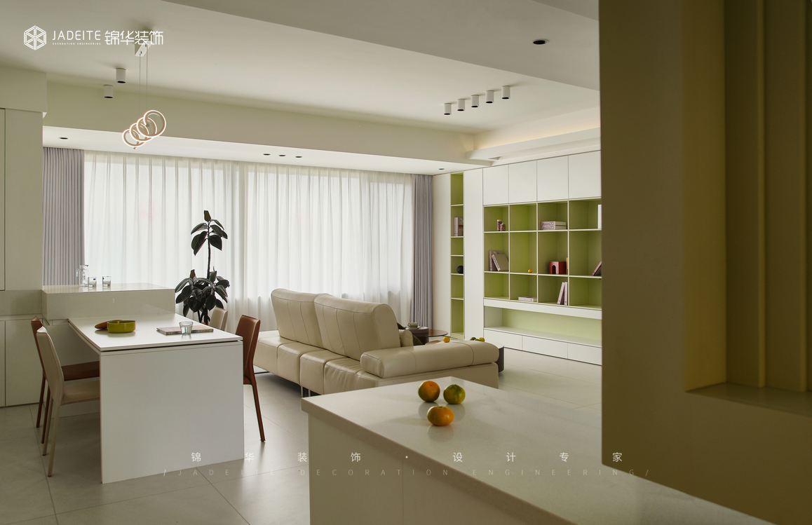 现代简约-荣锦瑞府-三室两厅-135㎡装修-三室两厅-现代简约