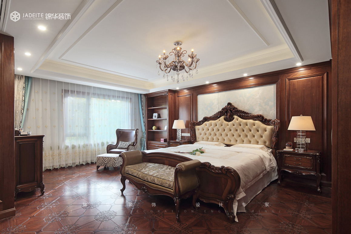 美式-漣城-別墅-350㎡裝修-別墅-簡美