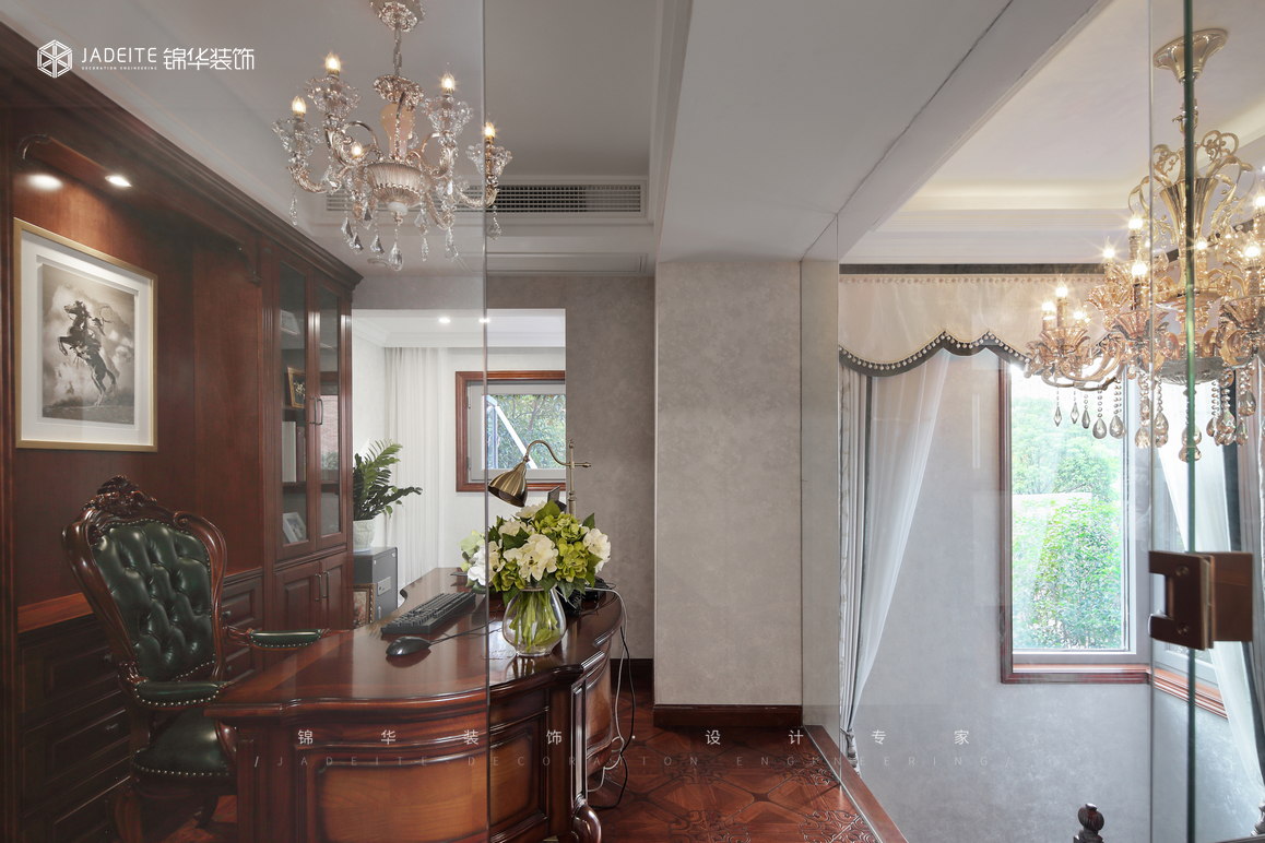 美式-漣城-別墅-350㎡裝修-別墅-簡美