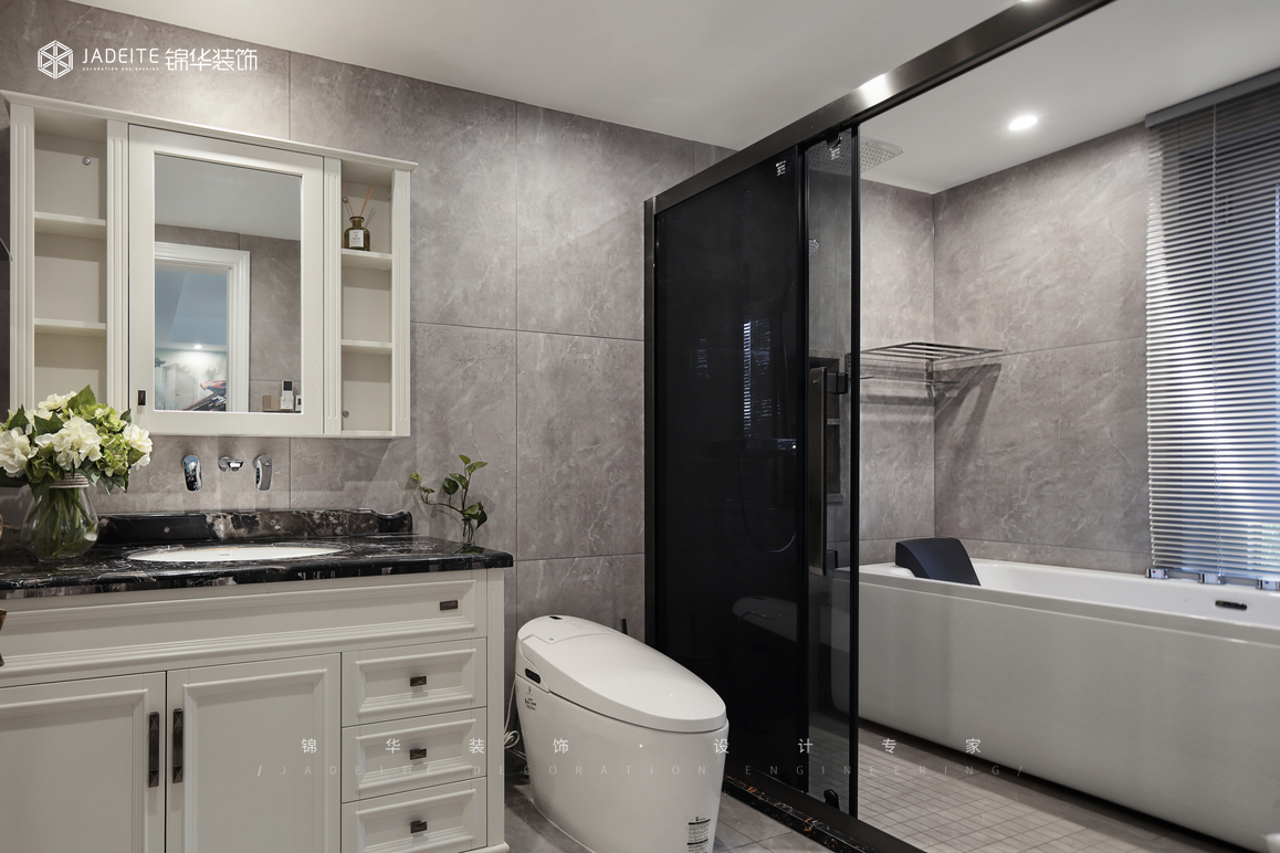 美式-漣城-別墅-350㎡裝修-別墅-簡美