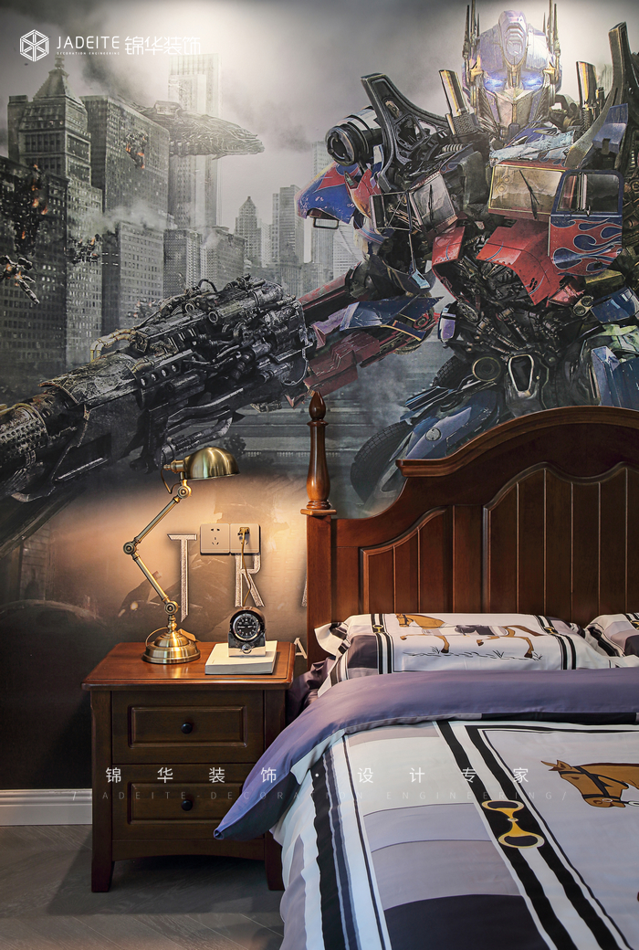 美式-漣城-別墅-350㎡裝修-別墅-簡美