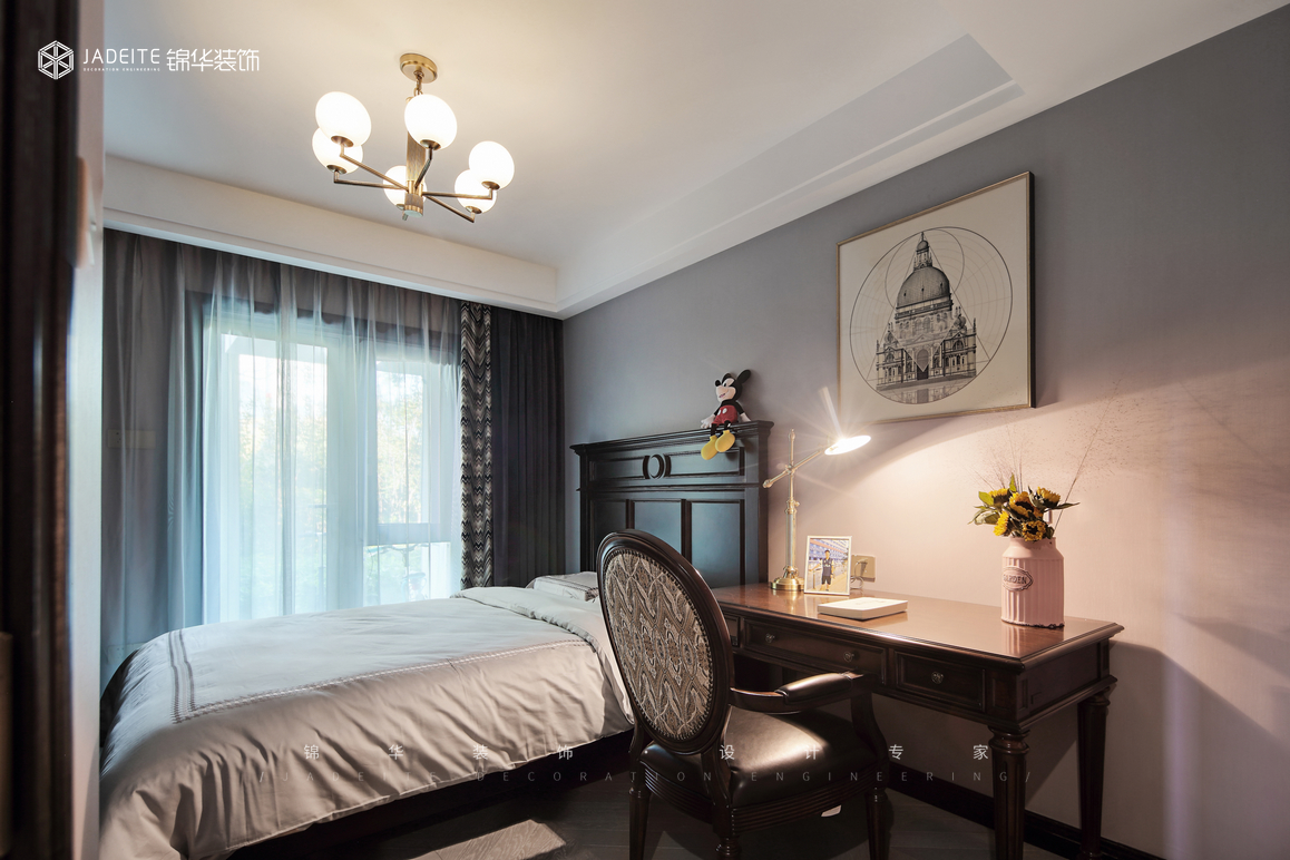 美式-漣城-別墅-350㎡裝修-別墅-簡美