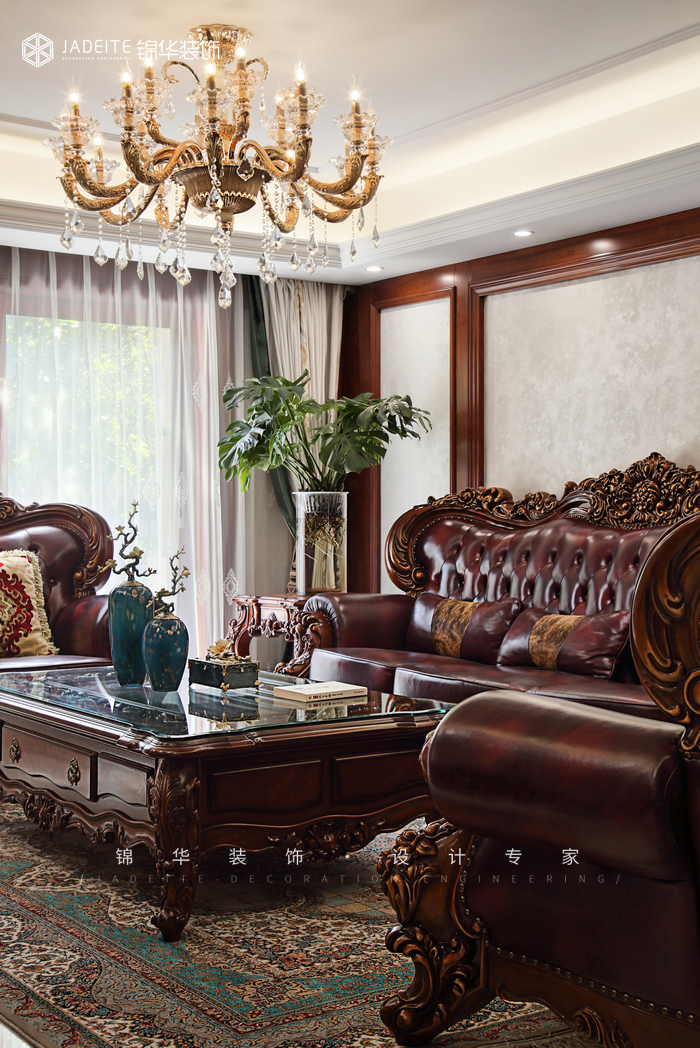 美式-漣城-別墅-350㎡裝修-別墅-簡美