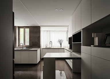 现代简约-上海明珠花园-三室两厅-135㎡