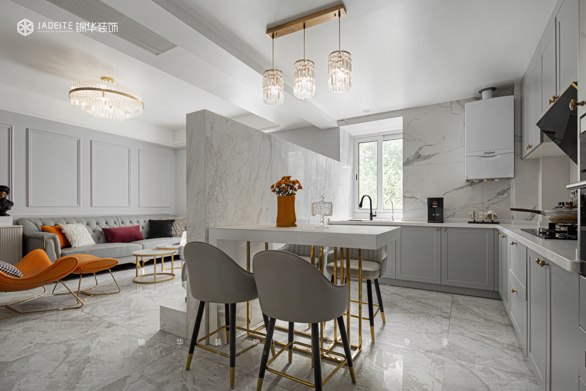 輕奢-一品嘉園-三室兩廳-136㎡裝修-三室兩廳-輕奢