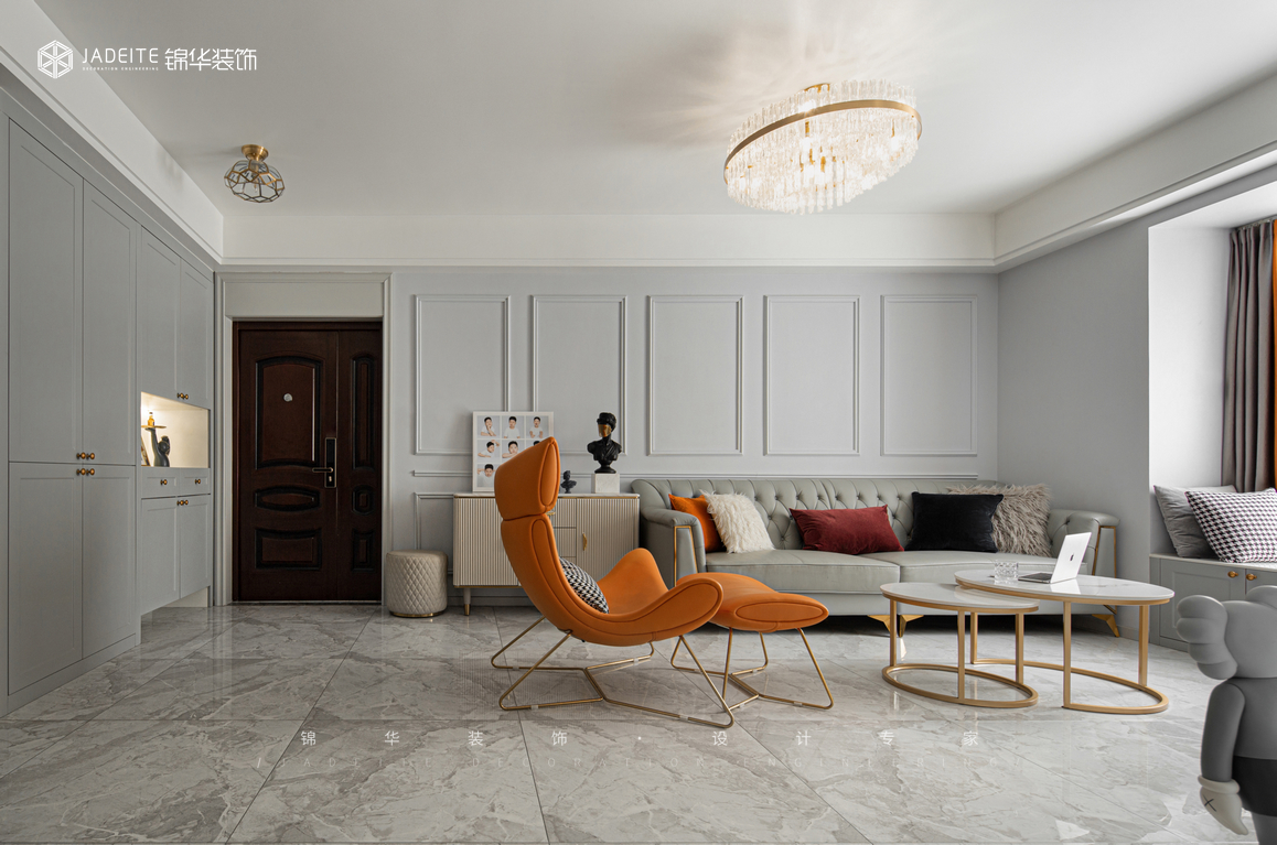 輕奢-一品嘉園-三室兩廳-136㎡裝修-三室兩廳-輕奢