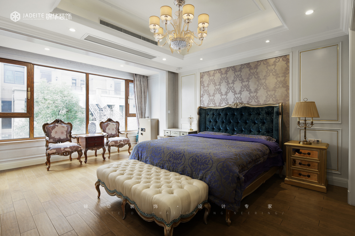 美式-長島觀瀾-別墅-290㎡裝修-別墅-簡美