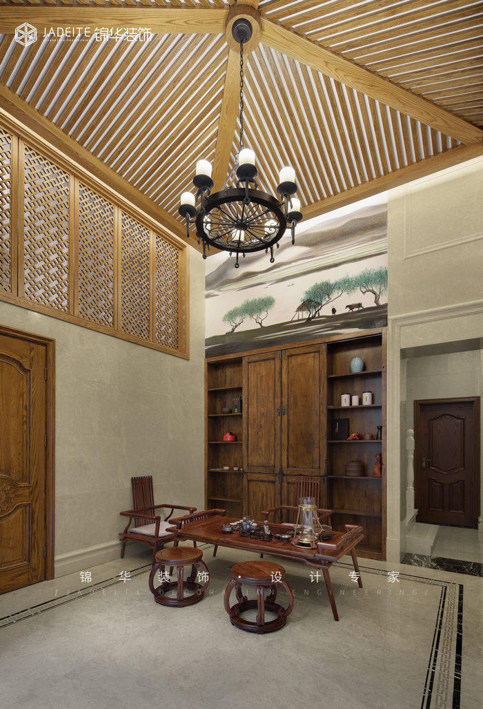 美式-長島觀瀾-別墅-290㎡裝修-別墅-簡美