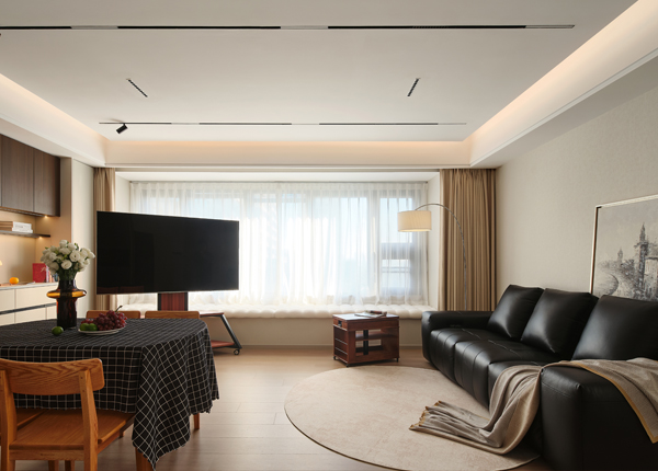 奶油風(fēng)-都會(huì)四季-三室一廳-119㎡