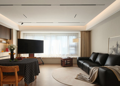 奶油风-都会四季-三室一厅-119㎡