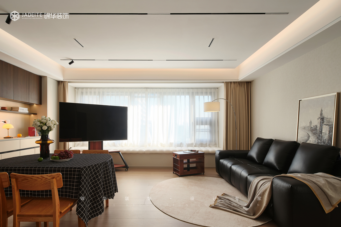 奶油風(fēng)-都會(huì)四季-三室一廳-119㎡裝修-三室一廳-現(xiàn)代簡約