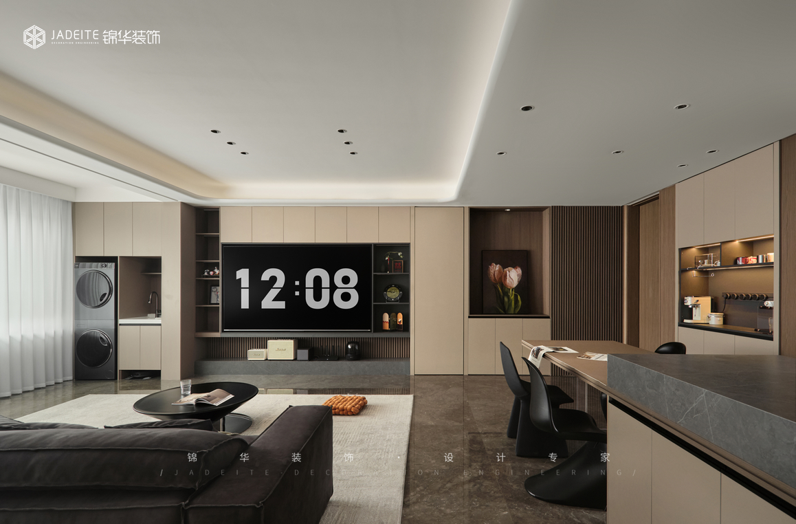 现代简约-凤栖潮鸣-四室两厅-160㎡装修-四室两厅-现代简约