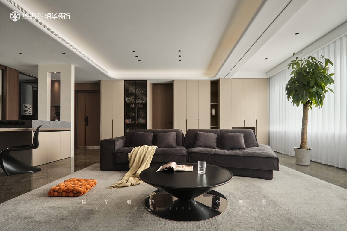 现代简约-凤栖潮鸣-四室两厅-160㎡装修-四室两厅-现代简约