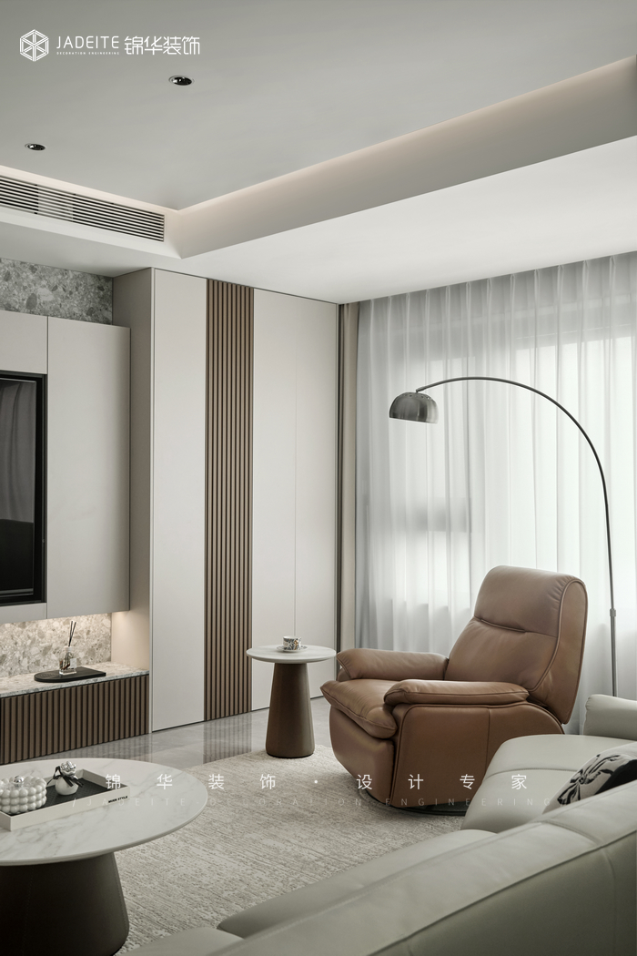 現(xiàn)代簡約-綠地海珀紫金-三室兩廳-155㎡裝修-三室兩廳-現(xiàn)代簡約