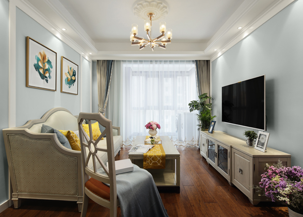 美式輕奢-世貿(mào)榮里-三室一廳-89㎡