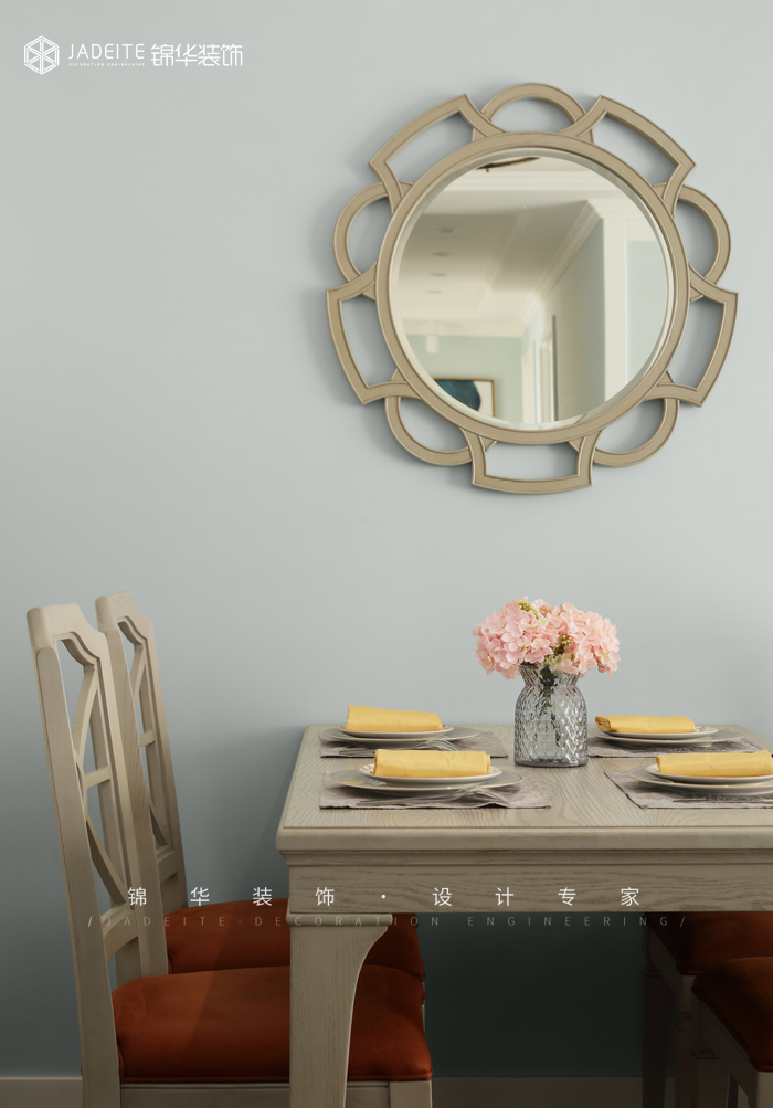 美式輕奢-世貿(mào)榮里-三室一廳-89㎡裝修-三室一廳-美式田園