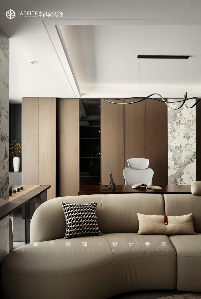 意式輕奢-萬象天地-三室一廳-130㎡裝修-三室一廳-極簡