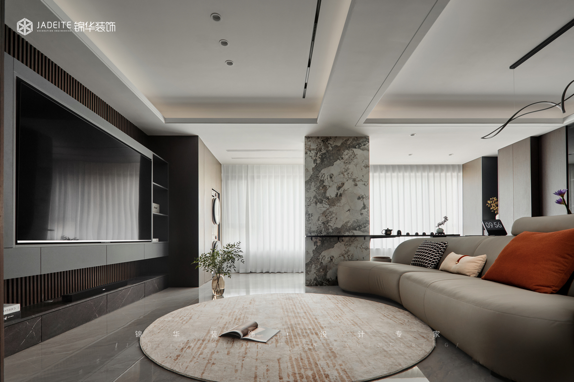 意式輕奢-萬象天地-三室一廳-130㎡裝修-三室一廳-極簡