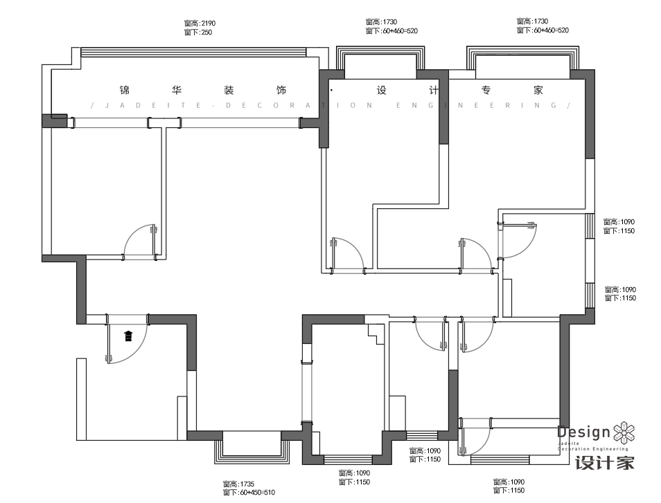 意式輕奢-萬象天地-三室一廳-130㎡裝修-三室一廳-極簡