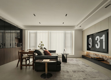 现代简约-馨瑰园-三室两厅-140㎡