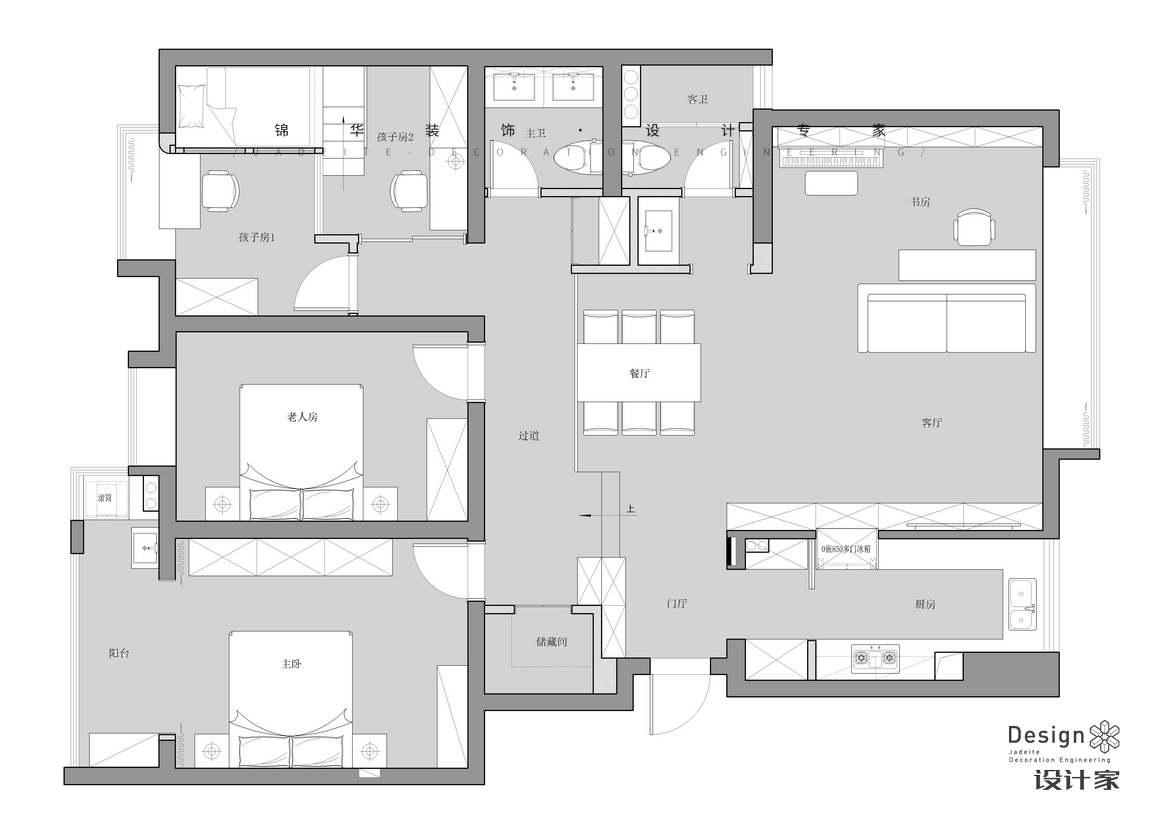 現(xiàn)代簡(jiǎn)約-馨瑰園-三室兩廳-140㎡裝修-三室兩廳-現(xiàn)代簡(jiǎn)約