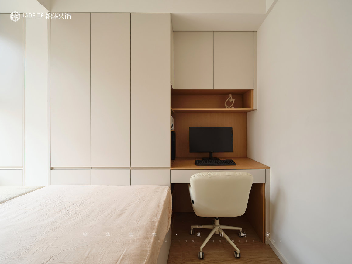 原木奶油風(fēng)-湖光晨樾-三室兩廳-105㎡裝修-三室兩廳-現(xiàn)代簡(jiǎn)約