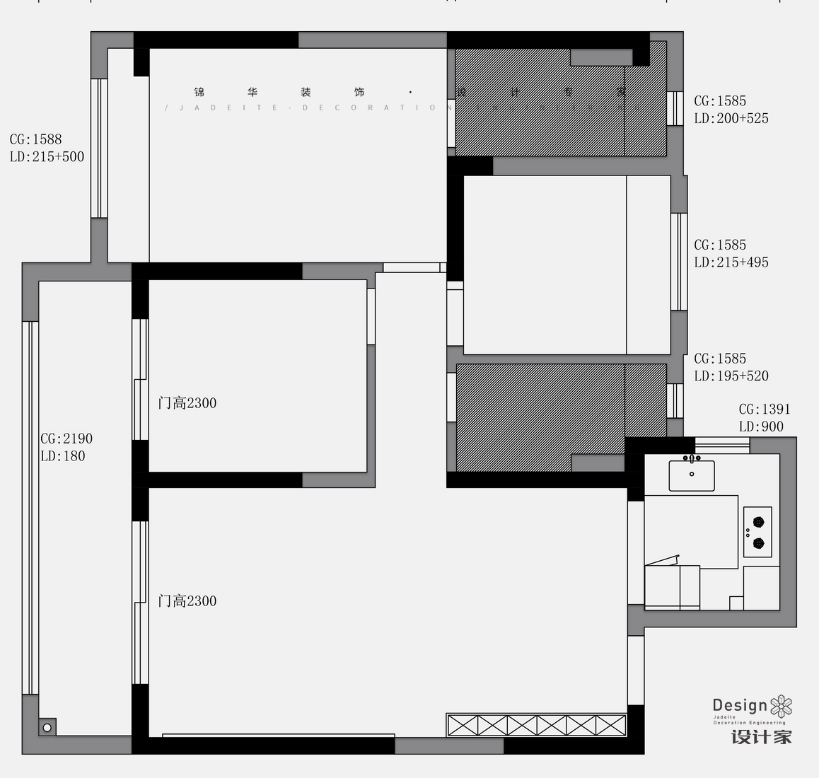 現(xiàn)代簡(jiǎn)約-越江時(shí)代-三室兩廳-110㎡裝修-三室兩廳-現(xiàn)代簡(jiǎn)約