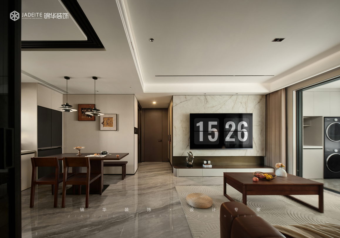 中古風(fēng)-招商臻境-四室兩廳-144㎡裝修-四室兩廳-中古