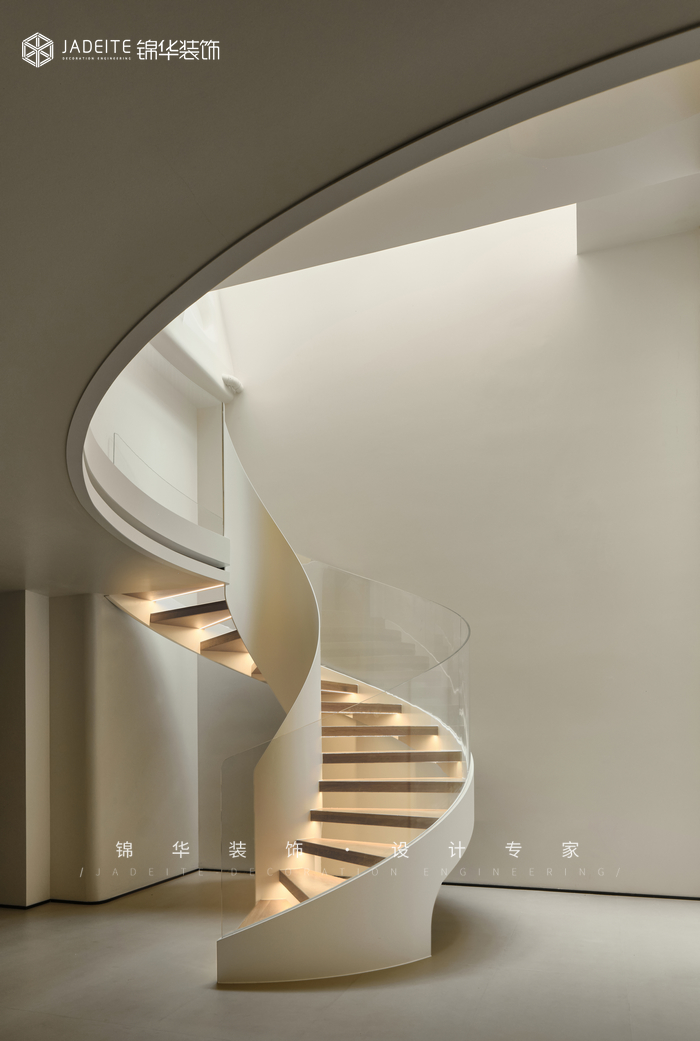 極簡-紫金疊院-疊墅-350㎡裝修-別墅-極簡