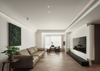 现代简约-紫艺华府-三室两厅-130㎡