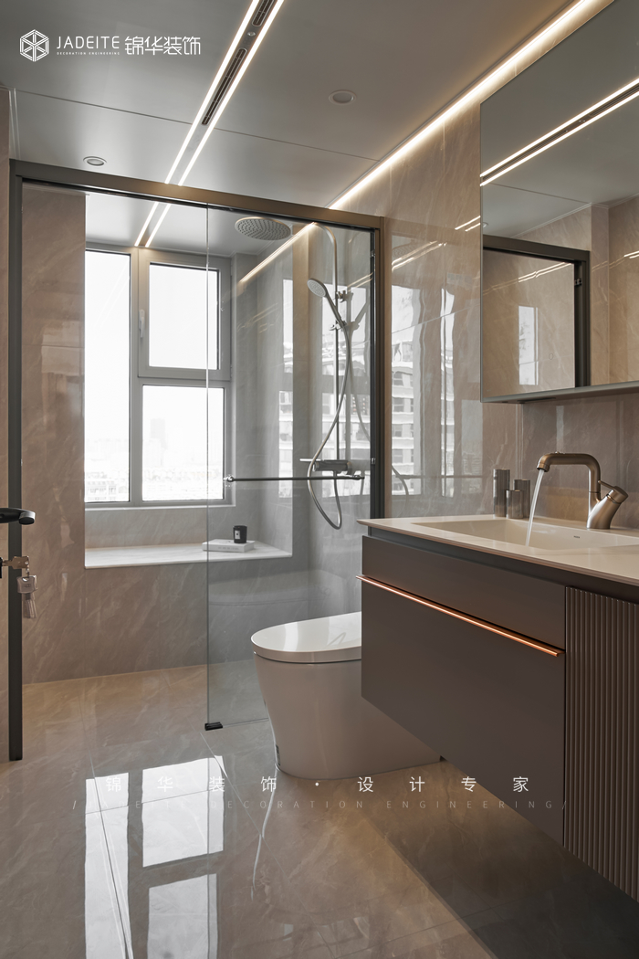 意式輕奢-復地·明日之城-三室兩廳-142㎡裝修-三室兩廳-輕奢