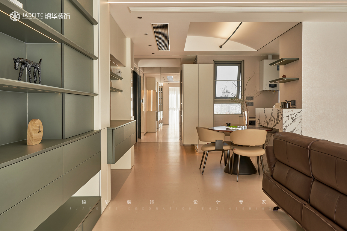 意式輕奢-復地·明日之城-三室兩廳-142㎡裝修-三室兩廳-輕奢