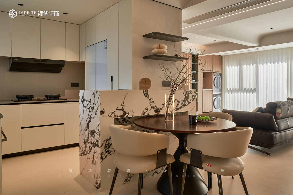 意式輕奢-復地·明日之城-三室兩廳-142㎡裝修-三室兩廳-輕奢