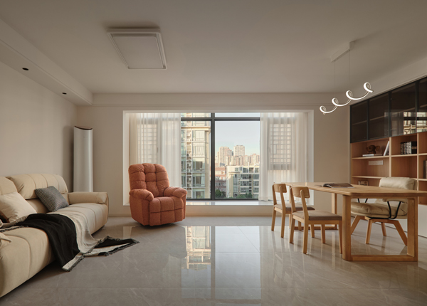 原木风-苏宁馨瑰园-三室两厅-130㎡