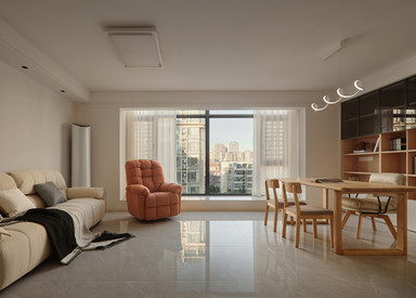 原木风-苏宁馨瑰园-三室两厅-130㎡