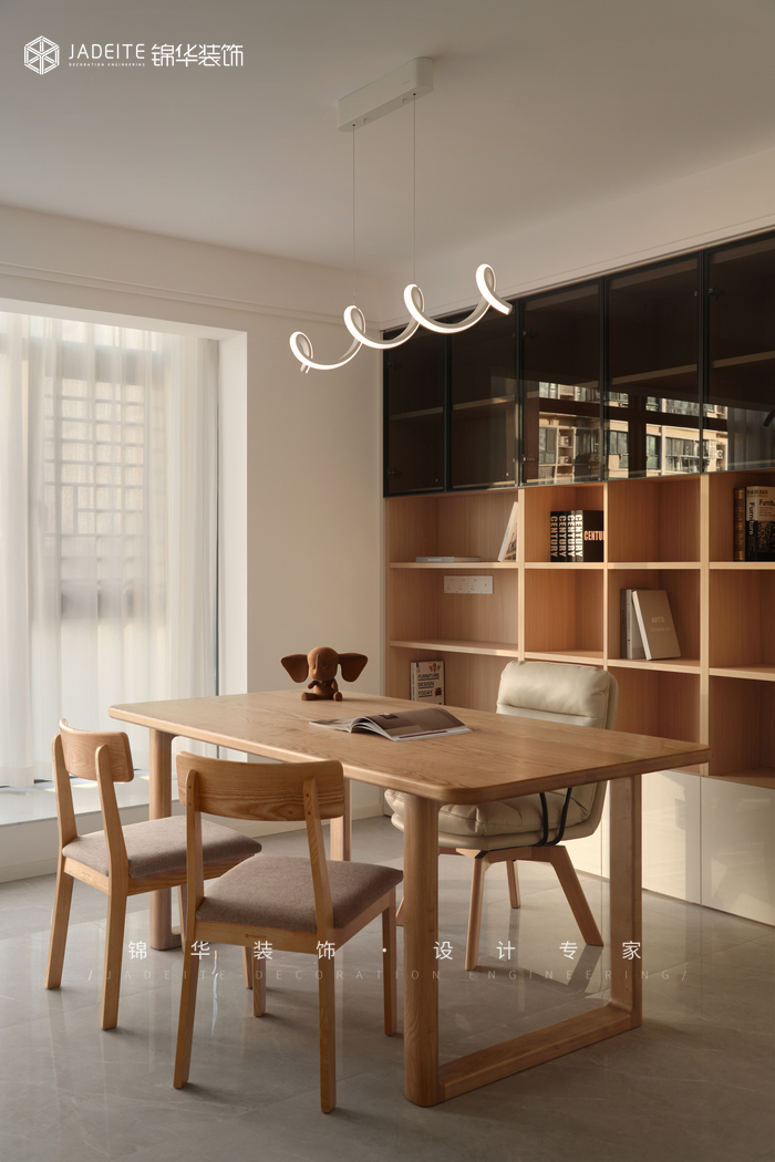 原木风-苏宁馨瑰园-三室两厅-130㎡装修-三室两厅-现代简约