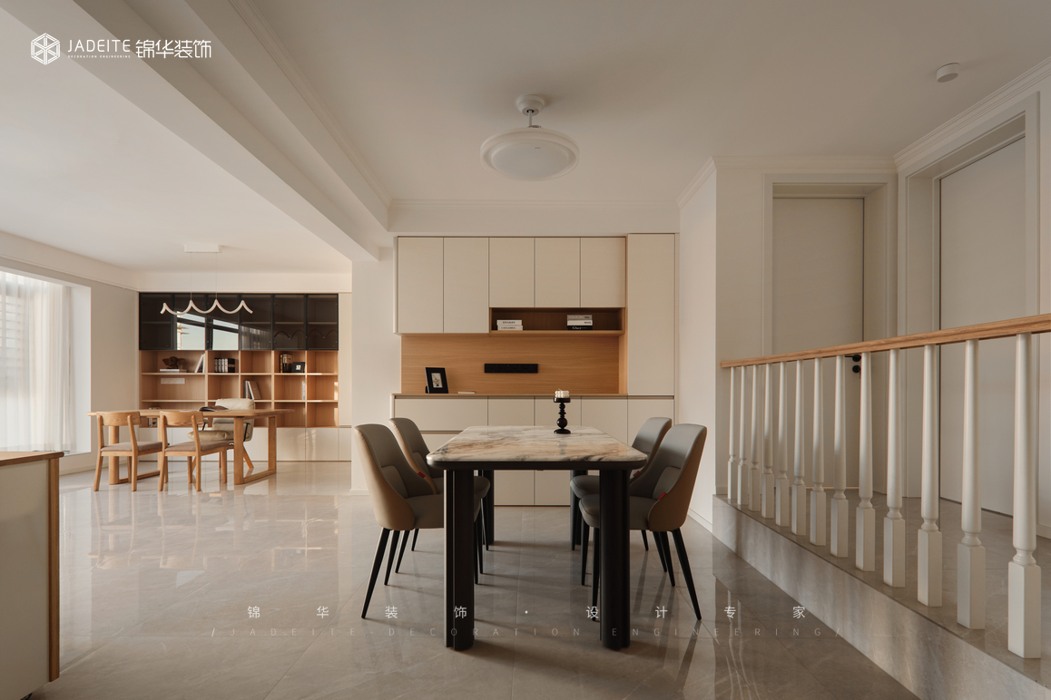 原木风-苏宁馨瑰园-三室两厅-130㎡装修-三室两厅-现代简约