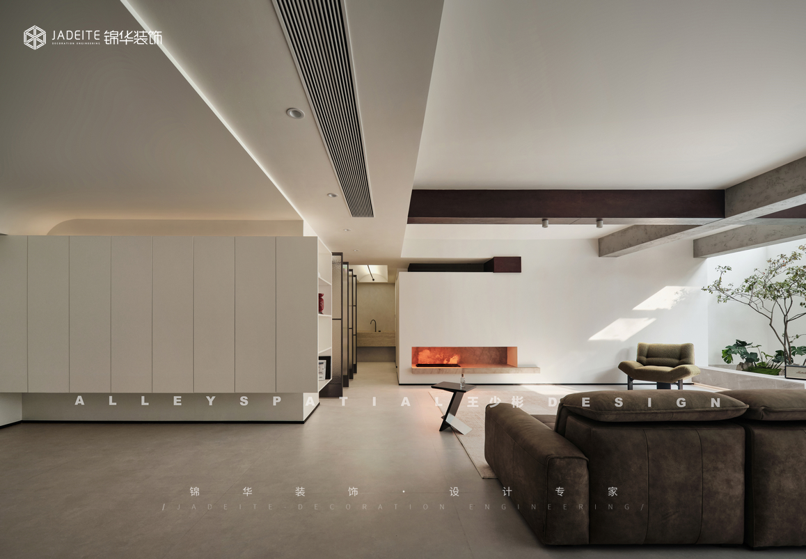 極簡-中海方山印-三室兩廳-270㎡裝修-三室兩廳-極簡