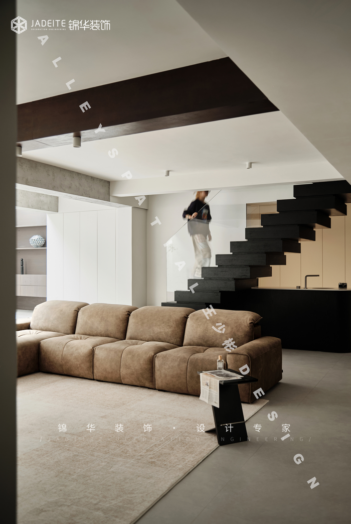 極簡-中海方山印-三室兩廳-270㎡裝修-三室兩廳-極簡