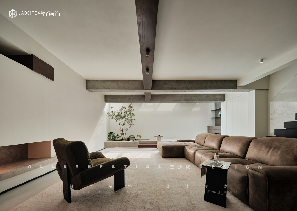 極簡-中海方山印-三室兩廳-270㎡裝修-三室兩廳-極簡