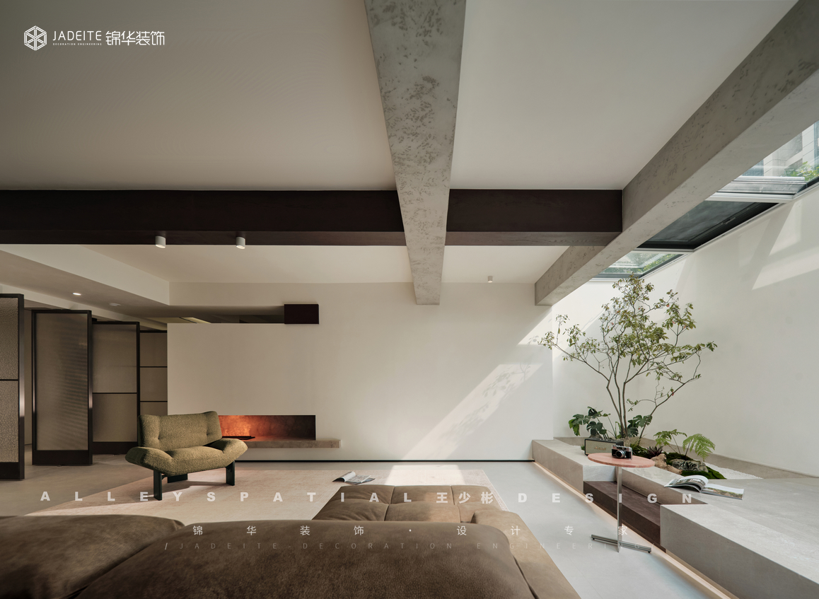 極簡-中海方山印-三室兩廳-270㎡裝修-三室兩廳-極簡