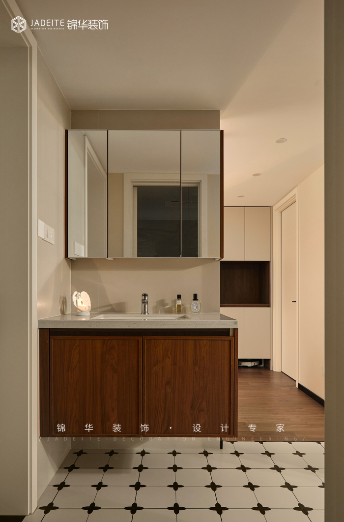 美式復古-博學院-別墅-300㎡裝修-別墅-中古