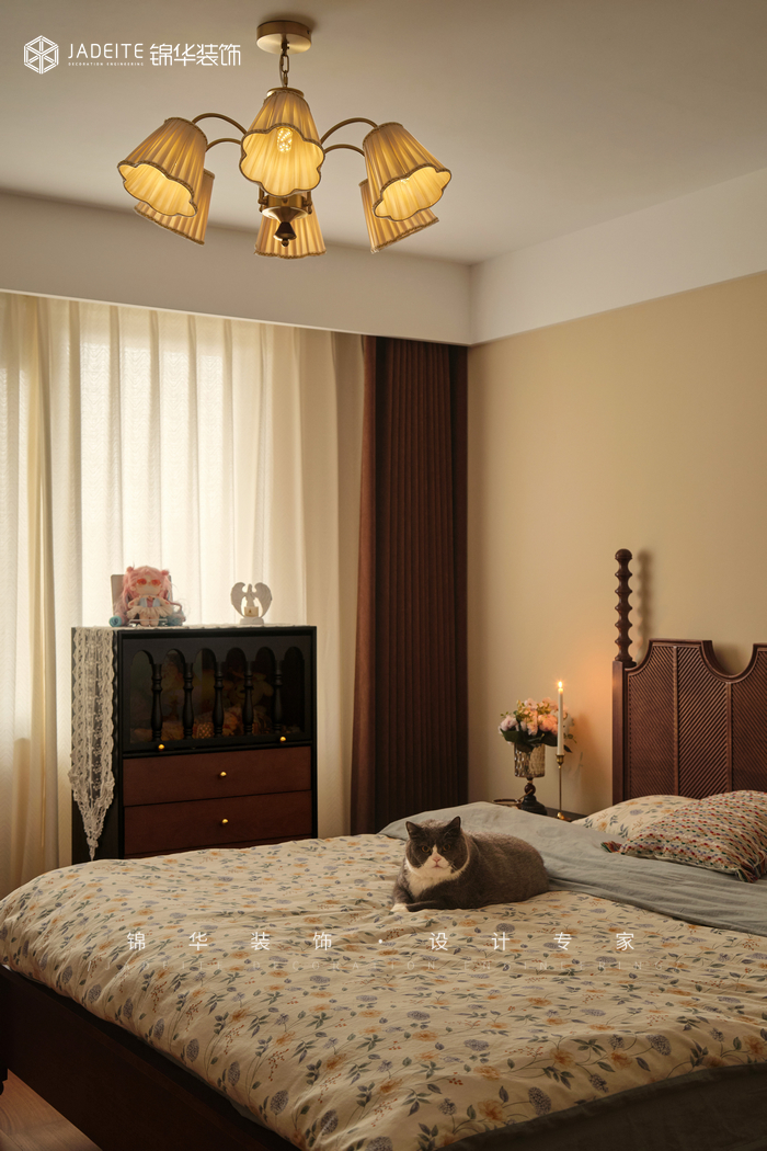 美式復古-博學院-別墅-300㎡裝修-別墅-中古